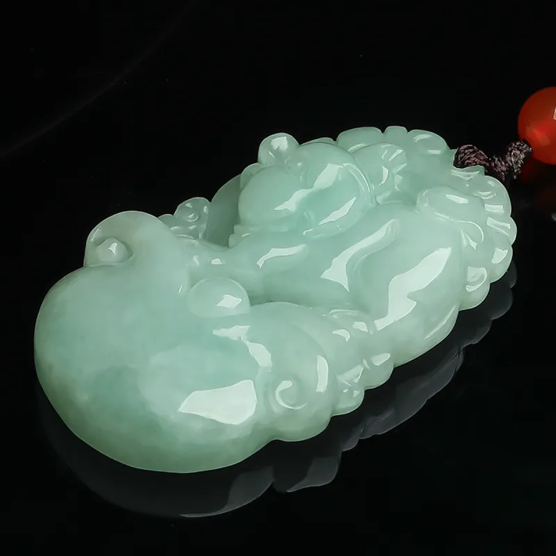Oriental Jade Glutinous Jade Jadeite Necklaces Unisex-58