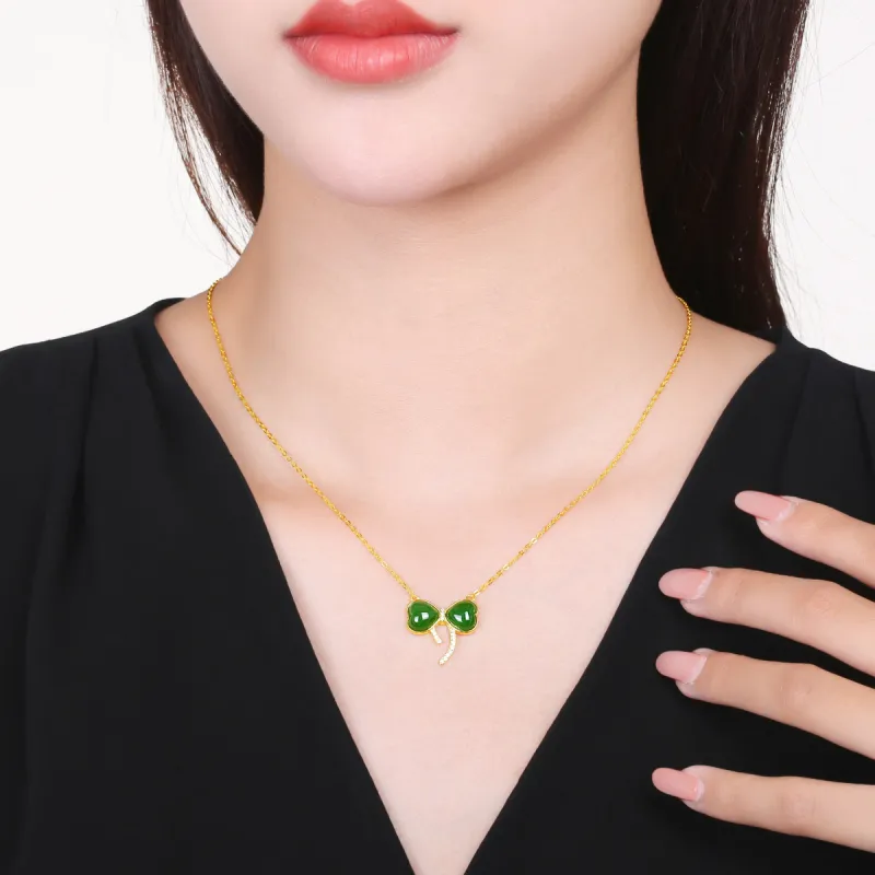 Oriental Jade Hetian Jade Necklaces Jasper Women's-1