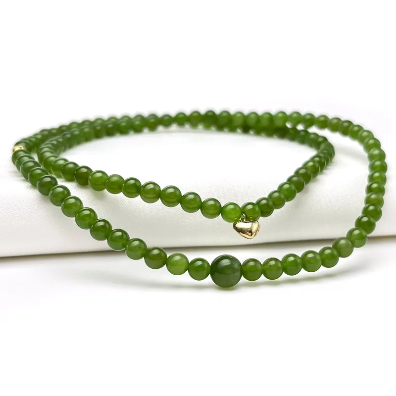 Oriental Jade Necklaces Jasper Women's-2
