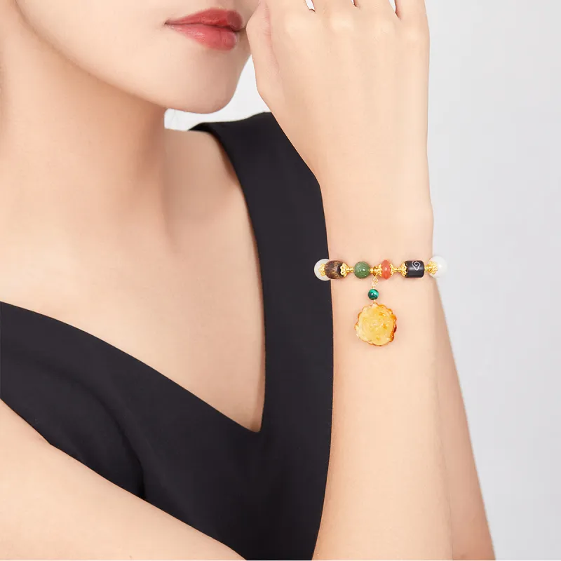 Oriental Jade Hetian Jade Bracelets White Jade Women's-2
