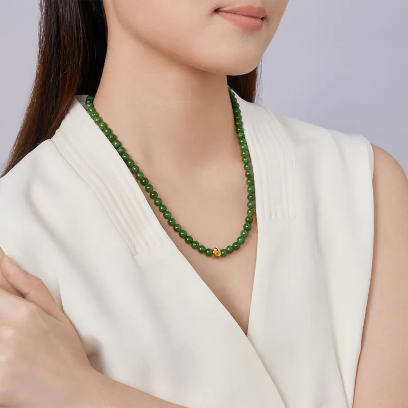 Oriental Jade Necklaces Jasper Women's-2
