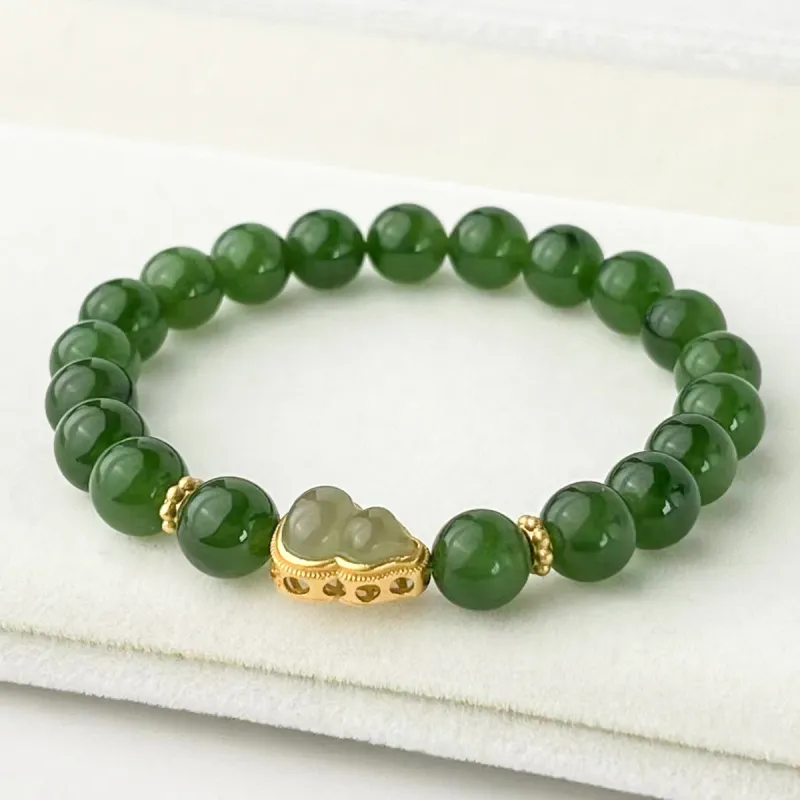 Oriental Jade Hetian Jade Bracelets Jasper Women's-4