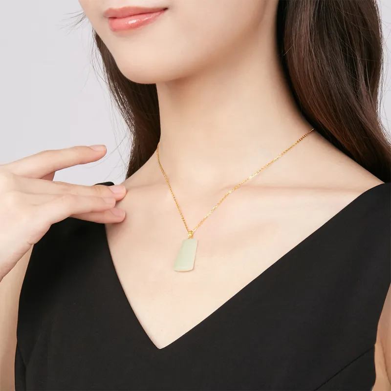 Oriental Jade Necklaces White Jade Women's-7