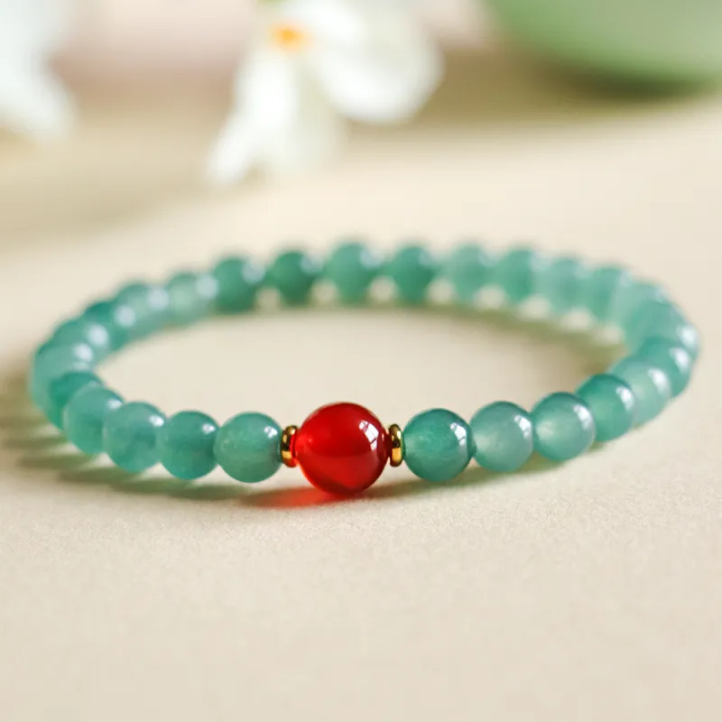 Oriental Jade Chalcedony Bracelets Women's-5