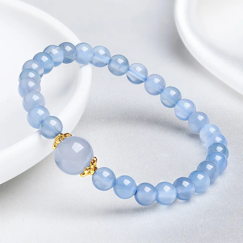Oriental Jade Chalcedony Bracelets Women's-4