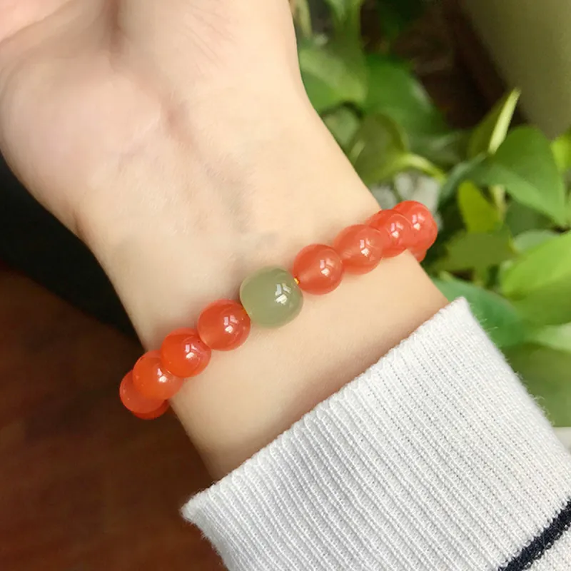 Oriental Jade Agate Bracelets Women's-1