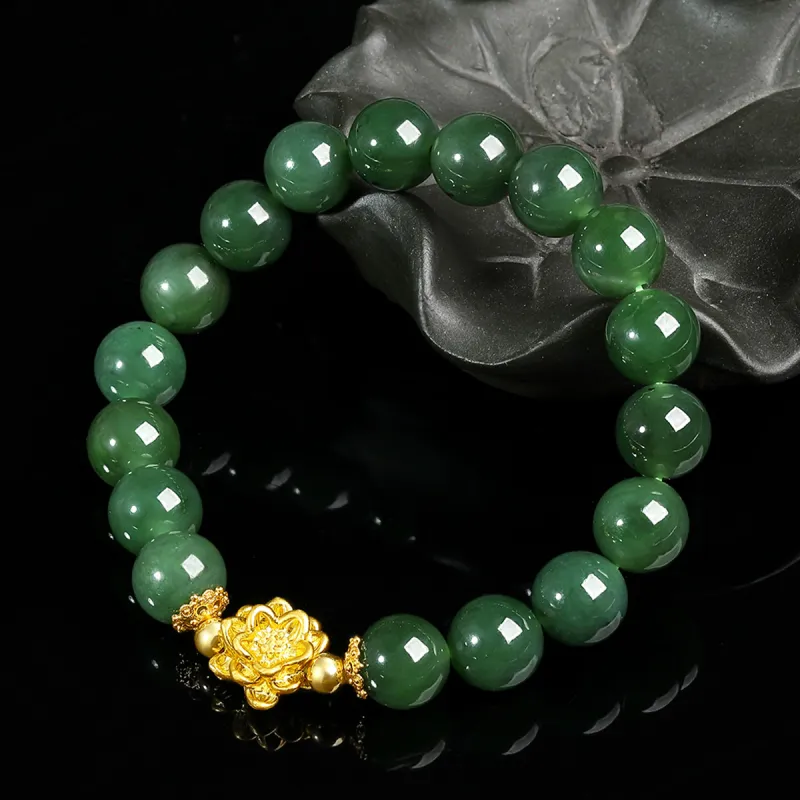 Oriental Jade Hetian Jade Bracelets Jasper Women's-5