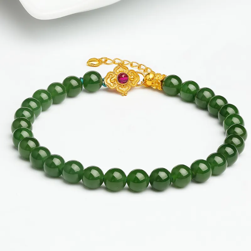 Oriental Jade Bracelets Jasper Women's-1