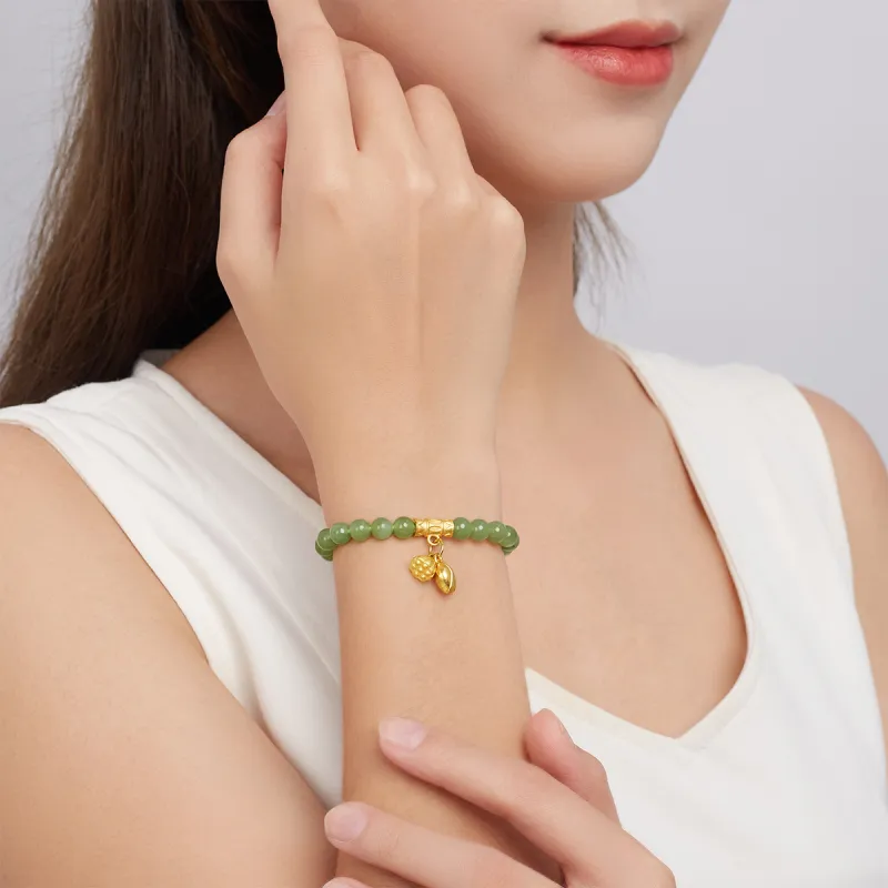 Oriental Jade Hetian Jade Bracelets Green Jade Women's-1