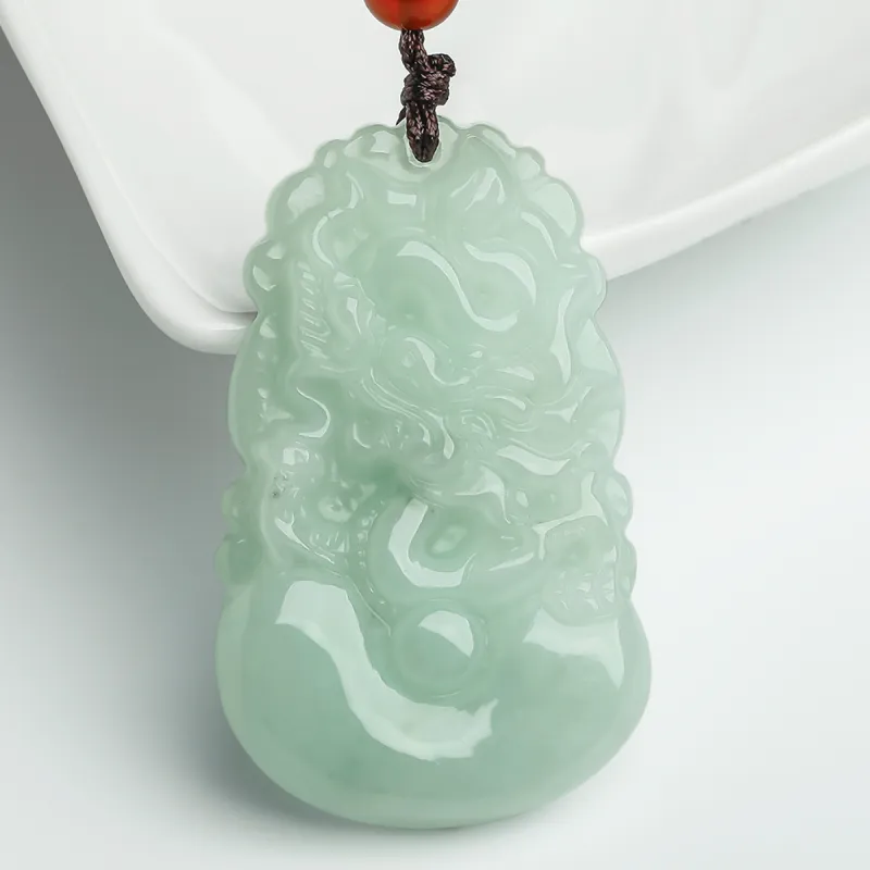 Oriental Jade Glutinous Jade Jadeite Necklaces Unisex-24