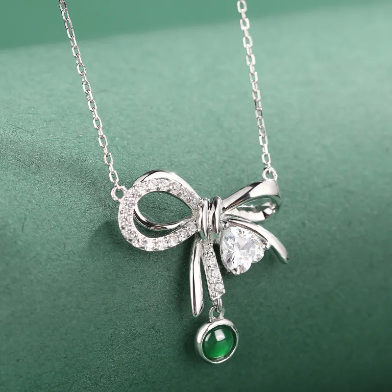 Oriental Jade Ice Glutinous Necklaces Women's-3