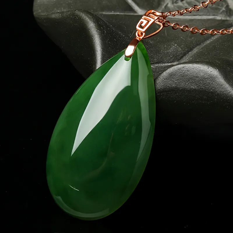 Oriental Jade Hetian Jade Necklaces Jasper Women's-5