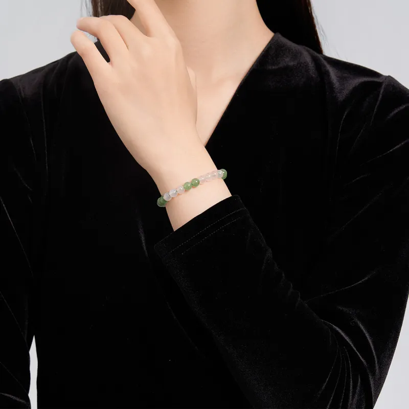Oriental Jade Chalcedony Bracelets Women's-3