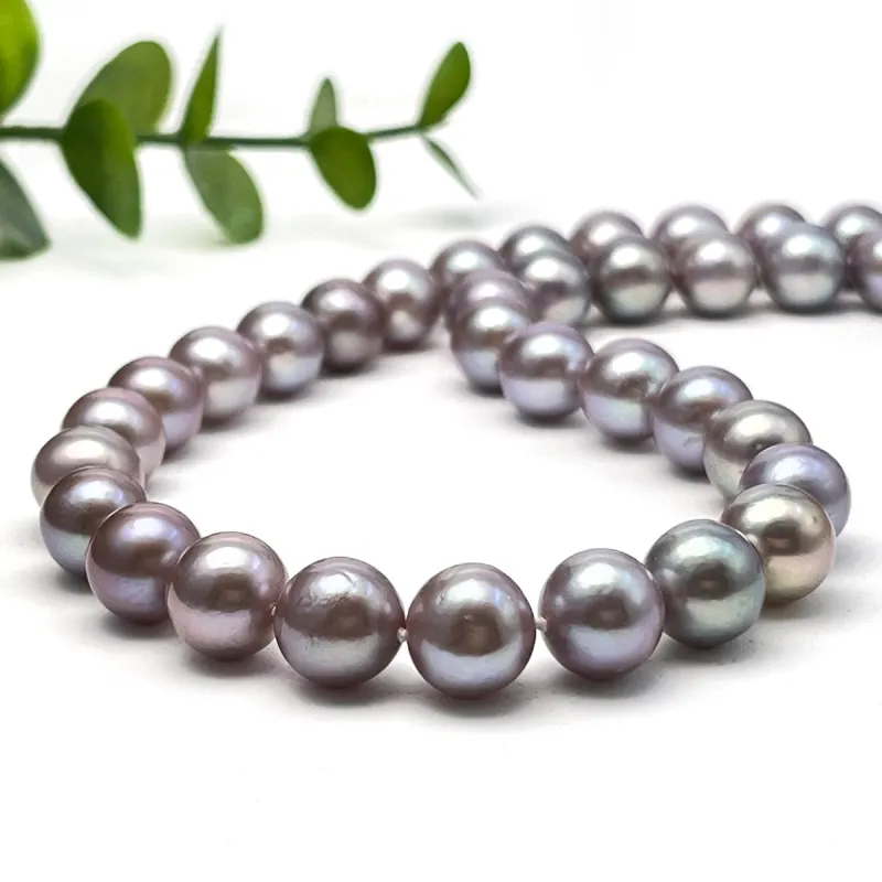 Oriental Jade Freshwater Pearl Necklaces Women's-1