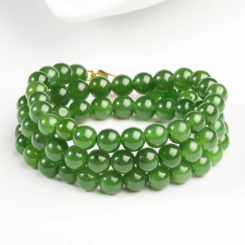Oriental Jade Hetian Jade Necklaces Jasper Women's-3