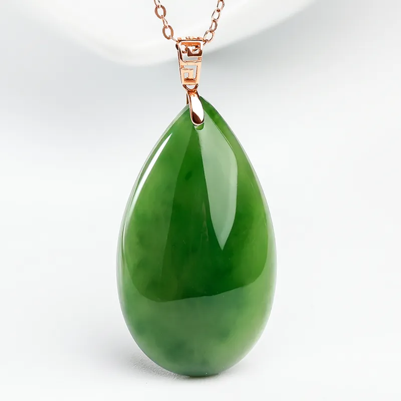 Oriental Jade Hetian Jade Necklaces Jasper Women's-4