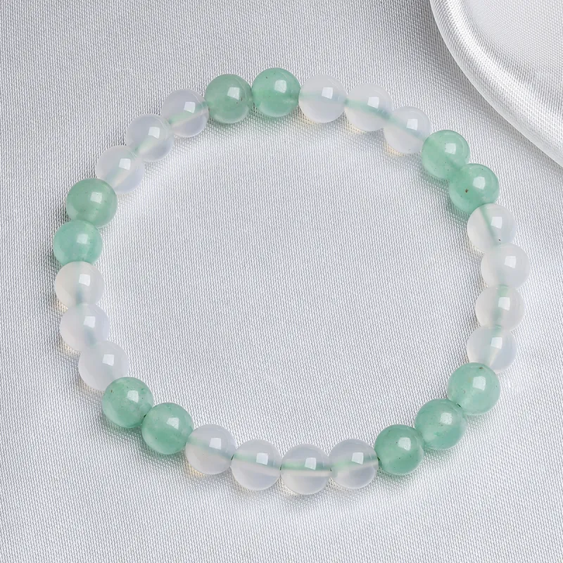 Oriental Jade Chalcedony Bracelets Women's-5