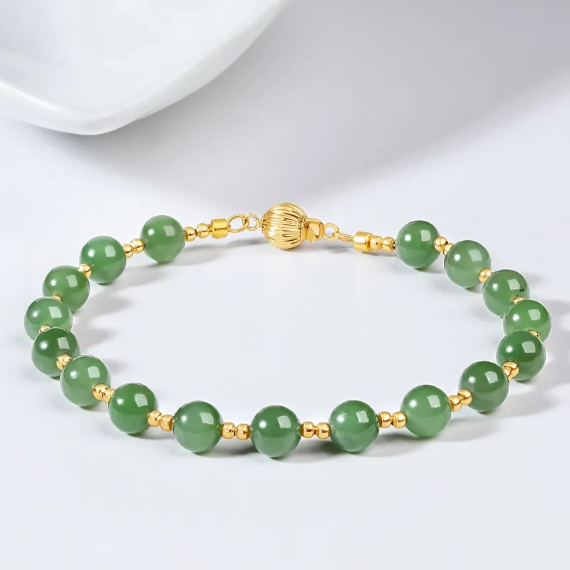 Oriental Jade Hetian Jade Bracelets Jasper Women's-5