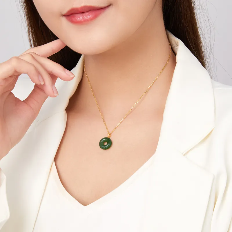 Oriental Jade Necklaces Jasper Women's-2