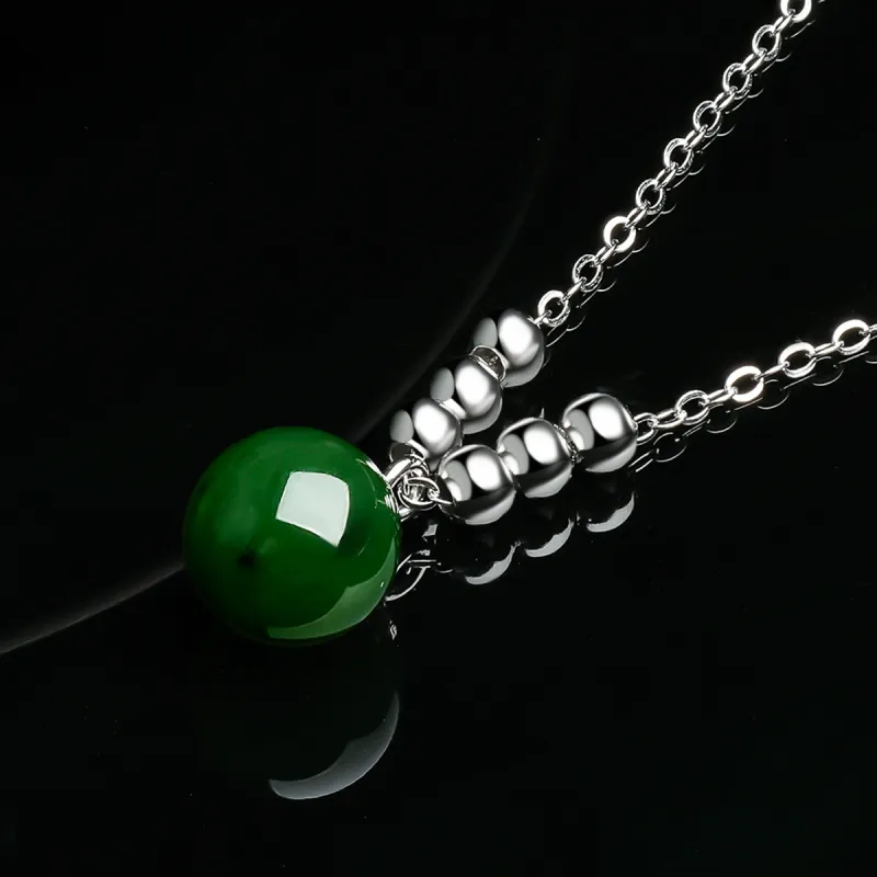 Oriental Jade Hetian Jade Necklaces Jasper Women's-2