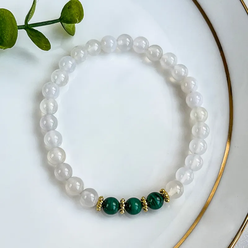 Oriental Jade Agate Bracelets Women's-1