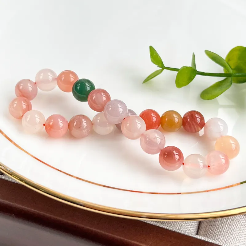 Oriental Jade Agate Bracelets Women's-4