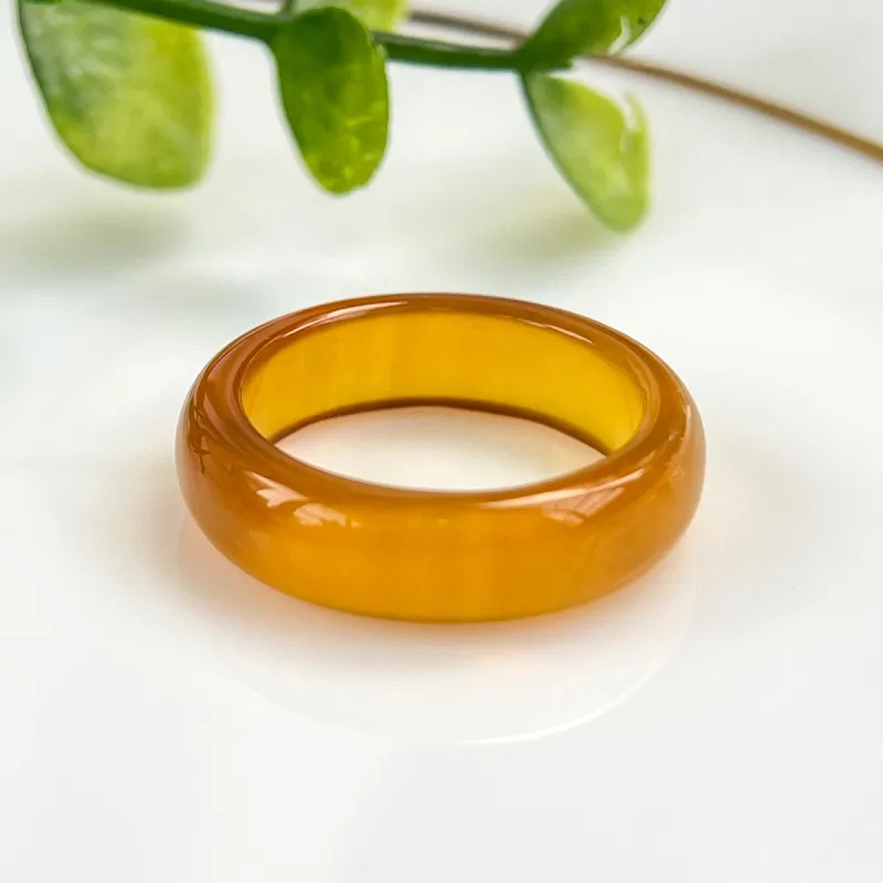 Oriental Jade Natural Agate Rings Women's-4