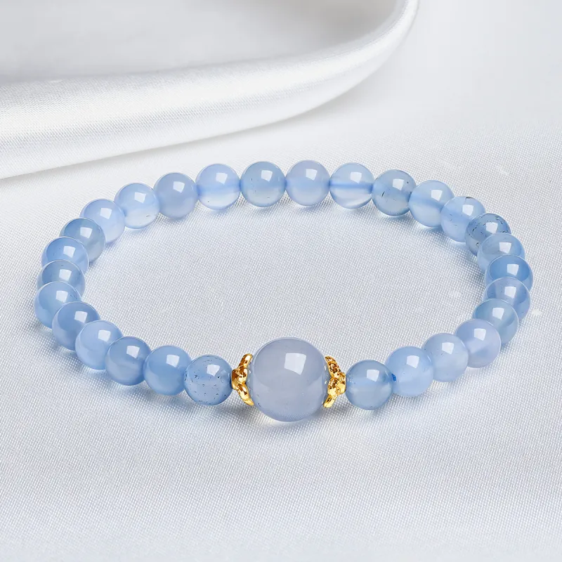 Oriental Jade Chalcedony Bracelets Women's-1