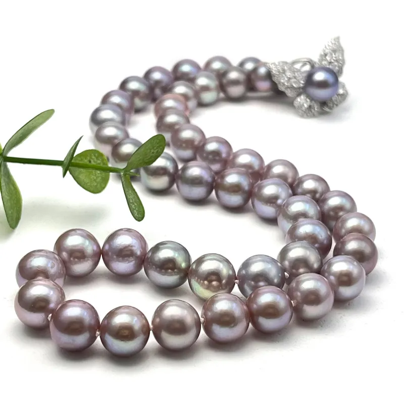 Oriental Jade Freshwater Pearl Necklaces Women's-2