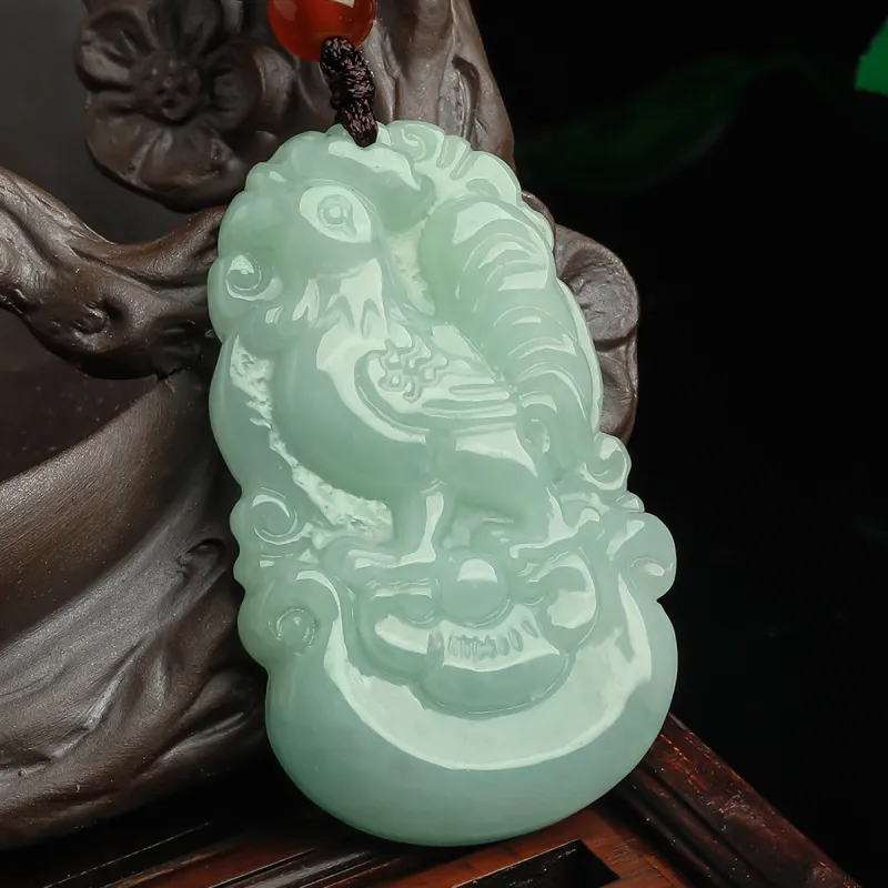 Oriental Jade Glutinous Jade Jadeite Necklaces Unisex-47