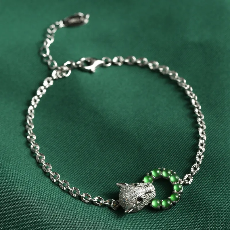 Oriental Jade Ice Glutinous Bracelets Women's-4