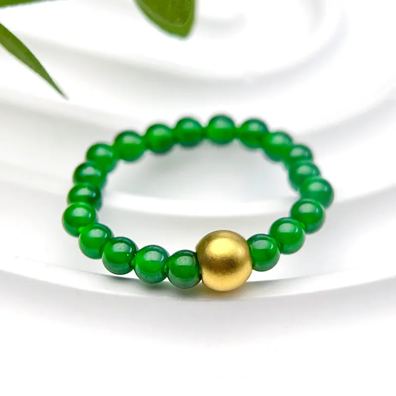 Oriental Jade Ice Type Jadeite Rings Women's-3