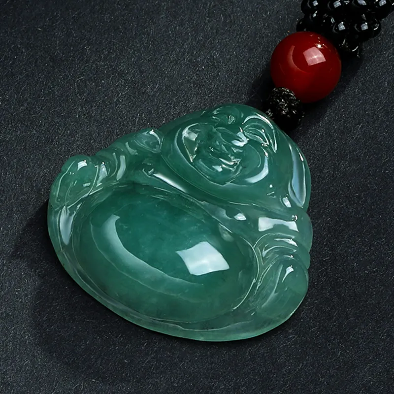 Oriental Jade Ice Glutinous Jadeite Necklaces Unisex-6