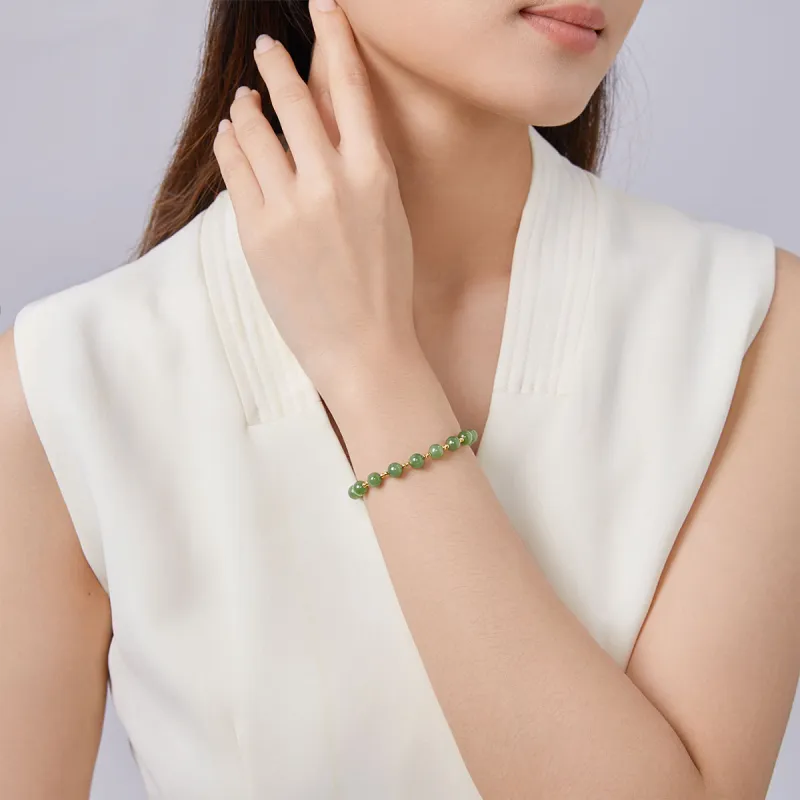 Oriental Jade Hetian Jade Bracelets Jasper Women's-3