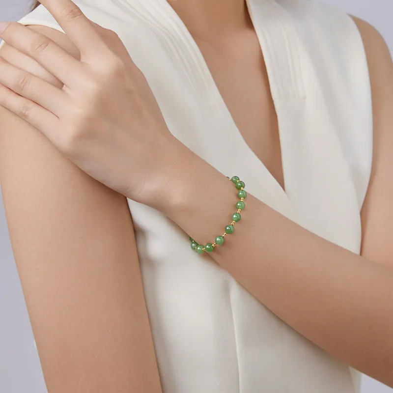 Oriental Jade Hetian Jade Bracelets Jasper Women's-4