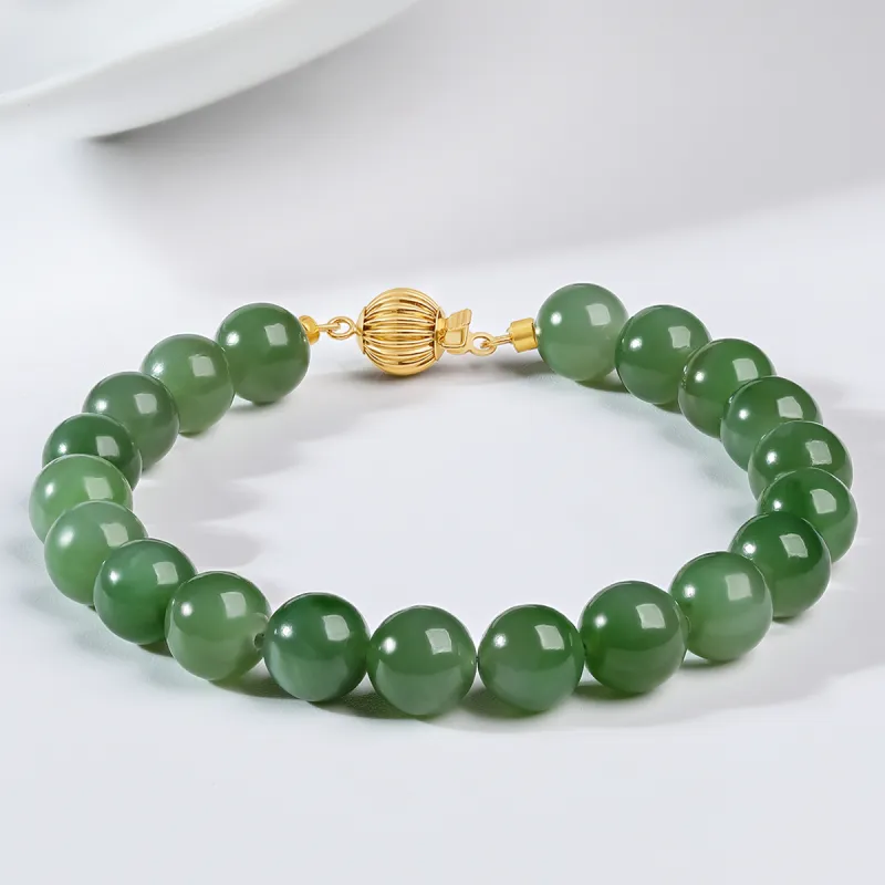Oriental Jade Hetian Jade Bracelets Jasper Women's-1