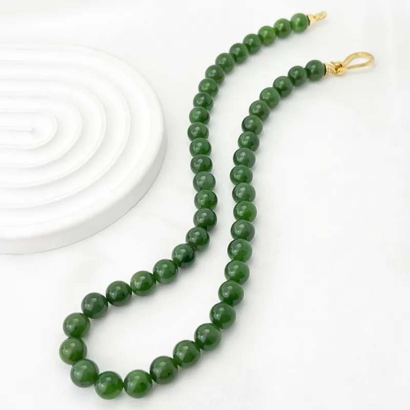 Oriental Jade Hetian Jade Necklaces Jasper Women's-3