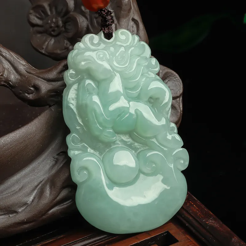 Oriental Jade Glutinous Jade Jadeite Necklaces Unisex-32