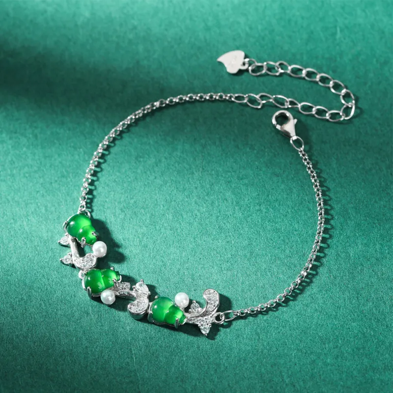 Oriental Jade Ice Glutinous Bracelets Women's-1