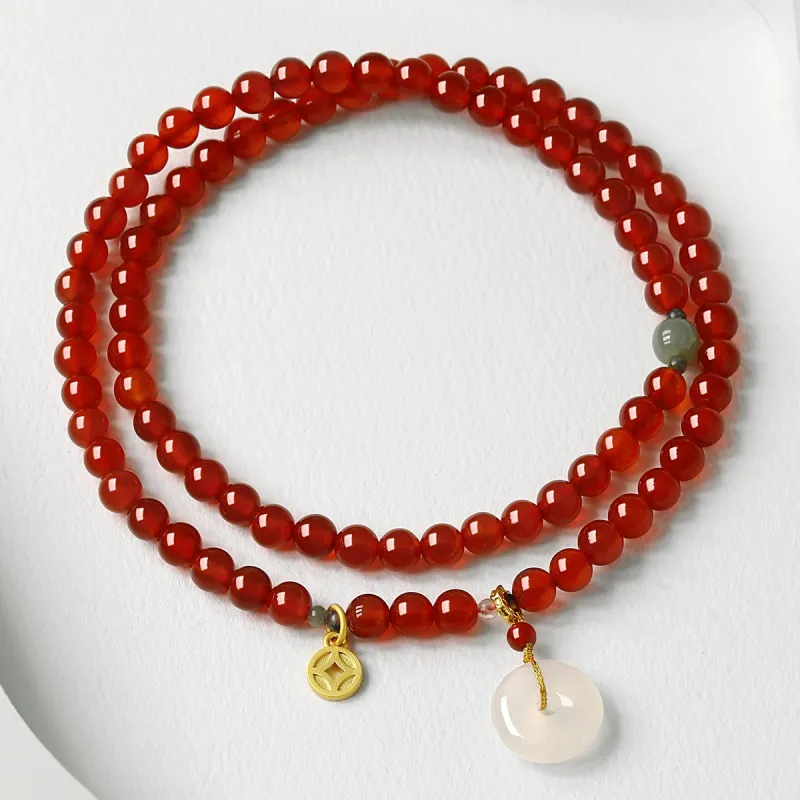Oriental Jade Agate Jade Bracelets Women's-2