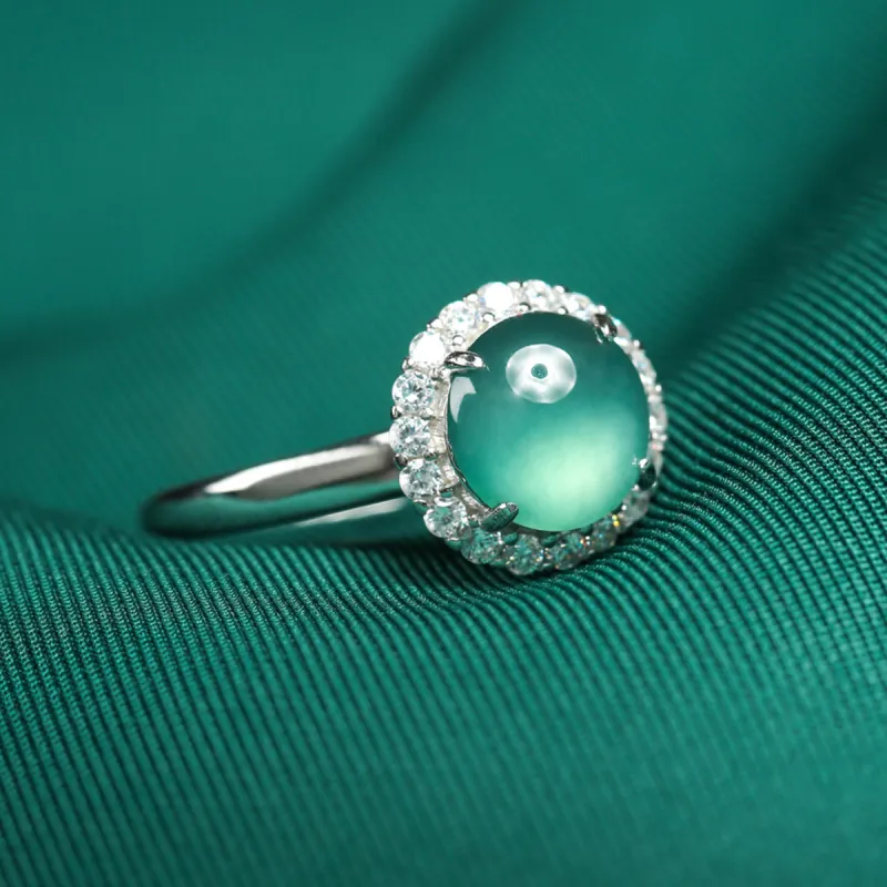 Oriental Jade Ice Glutinous Rings Women's-3