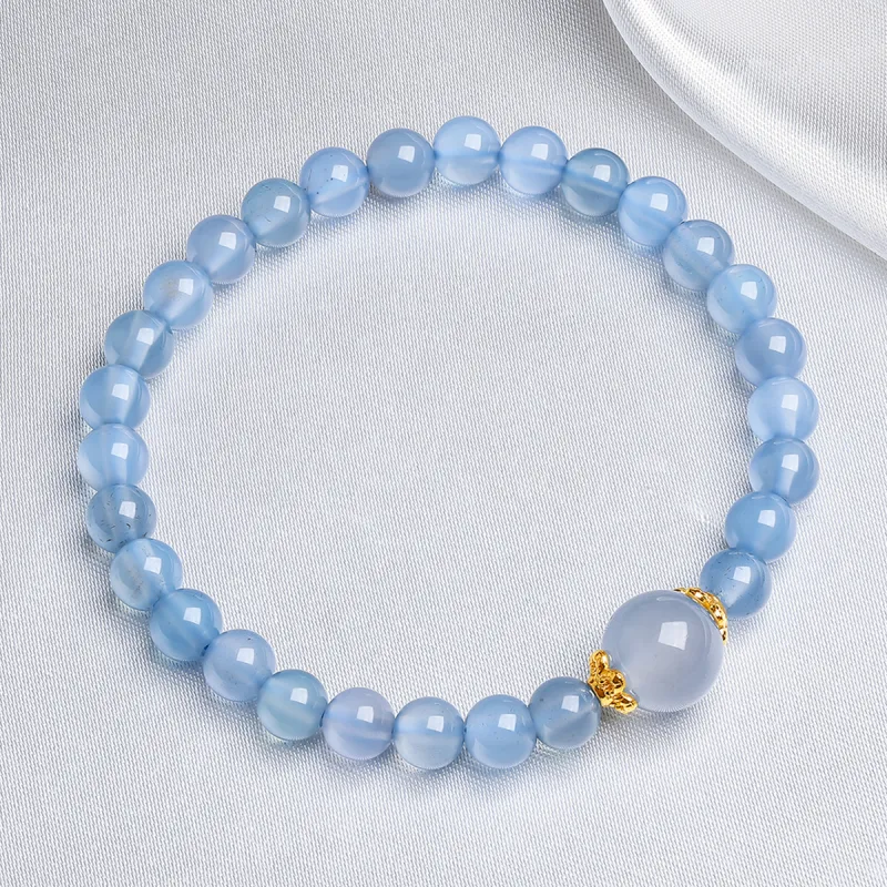 Oriental Jade Chalcedony Bracelets Women's-5