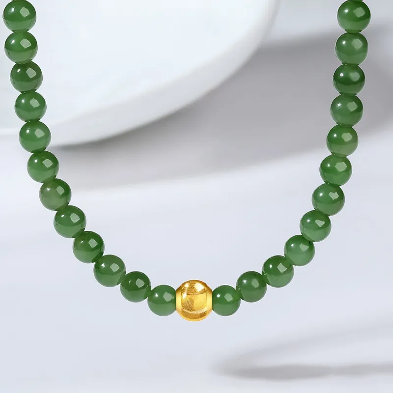 Oriental Jade Necklaces Jasper Women's-6