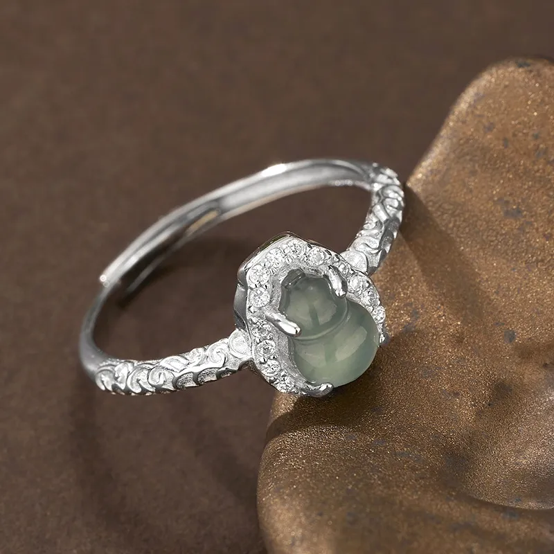 BYTHERE Glutinous Jade Rings Women's-1