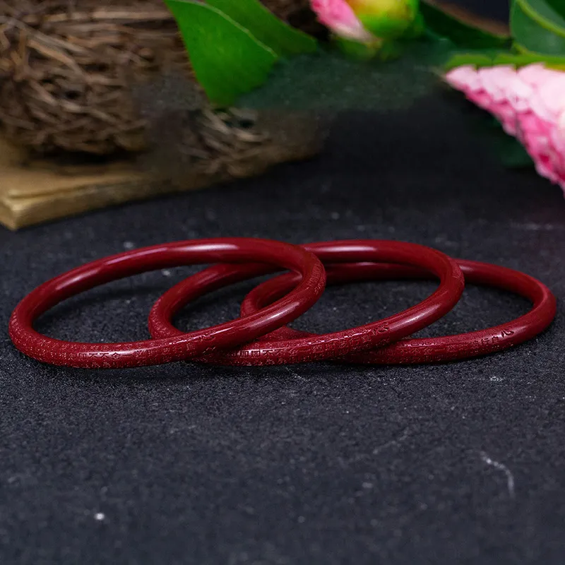 BYTHERE Cinnabar Jade Bangles Women's-3