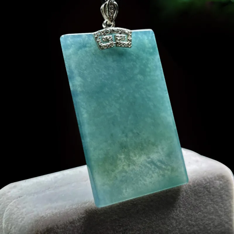 BYTHERE Glutinous Jade Jadeite Necklaces Women's-2