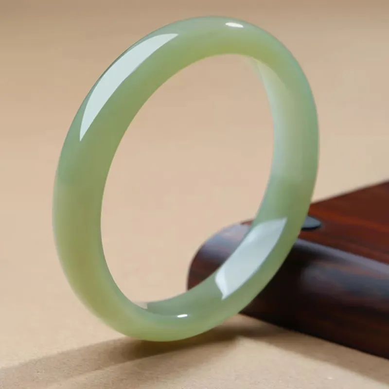 BYTHERE Hetian Jade Bangles Green Jade Women's-1