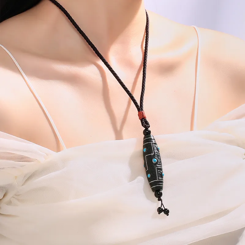 BYTHERE Necklaces Green Jade Unisex-4