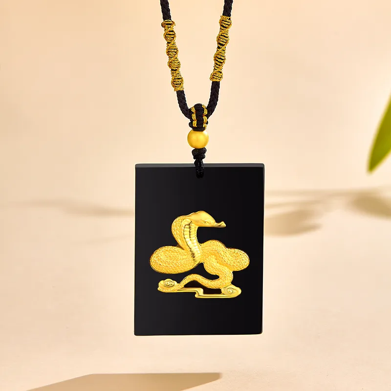 BYTHERE Hetian Jade Necklaces Green Jade Unisex-2