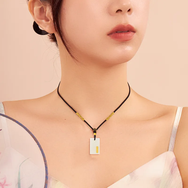 BYTHERE Pendants Green Jade Unisex-4